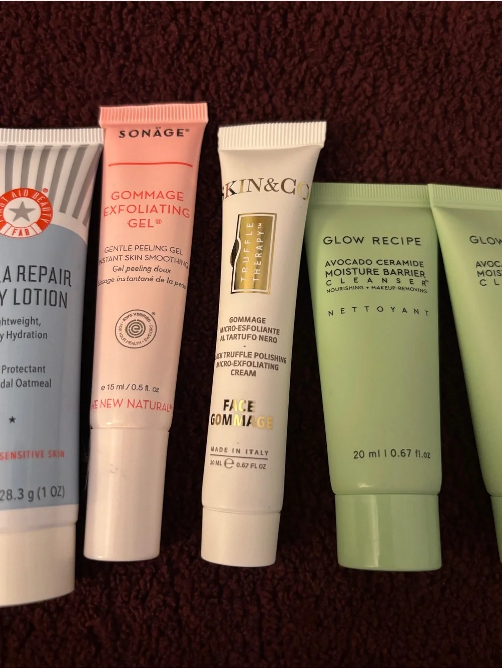 Assorted Skincare Bundle with Glow Recipe Avocado Cleansers